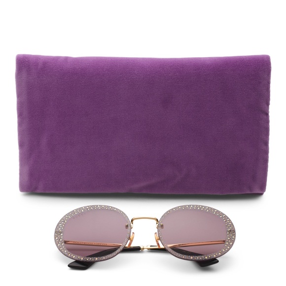 Runway Hollywood Forever | Gucci Eyewear Gucci Rhinestone sunglasses - Picture 1 of 7